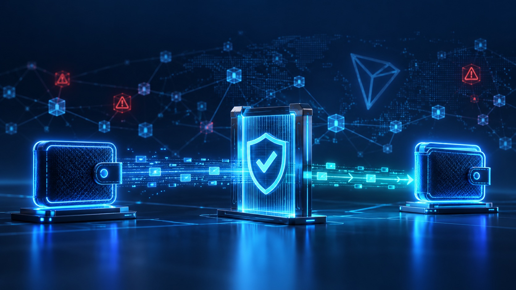 AML-проверка между отправителем и получателем USDT